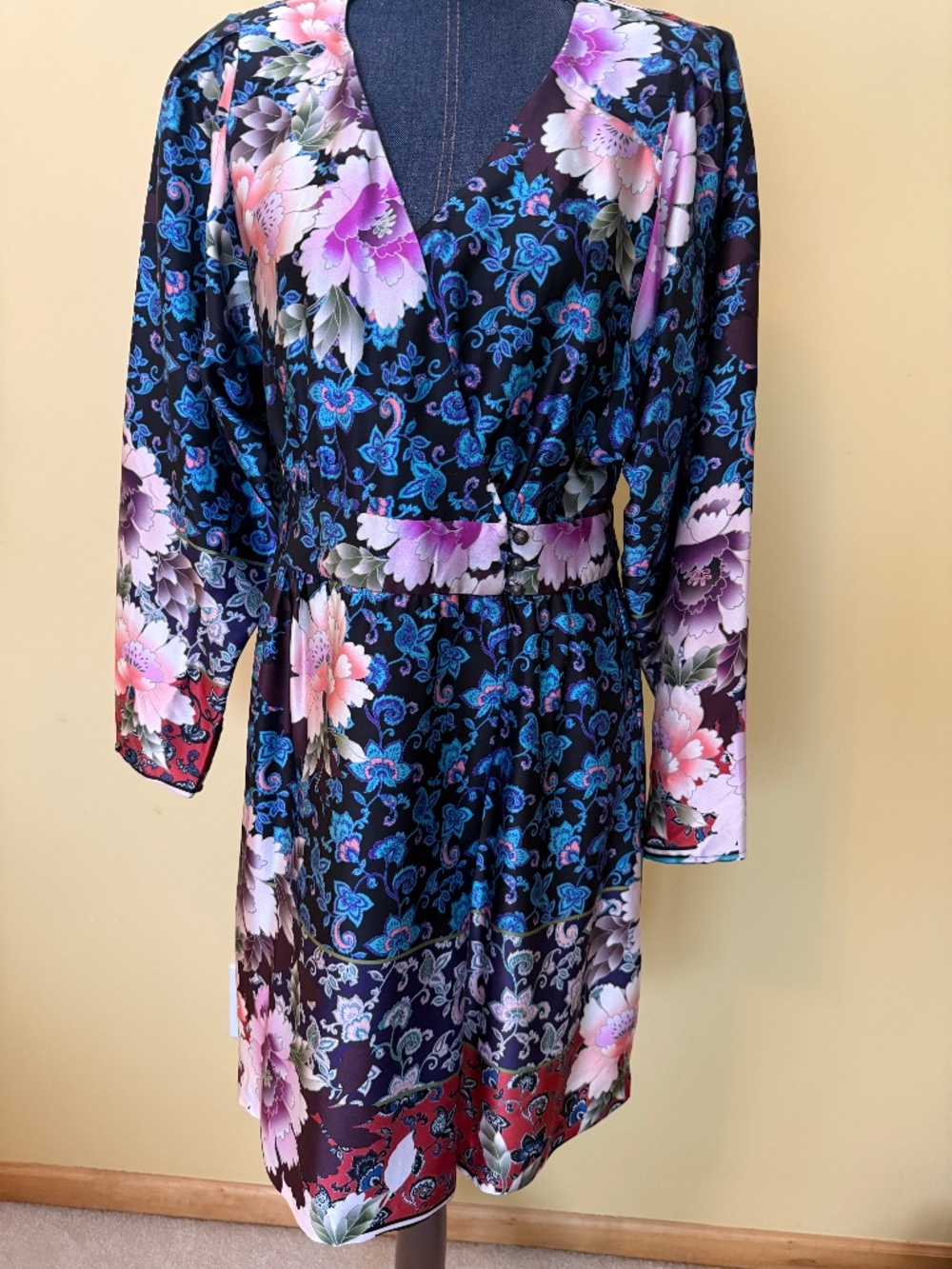 NWT Nanette Lepore Silk Wrap Dress